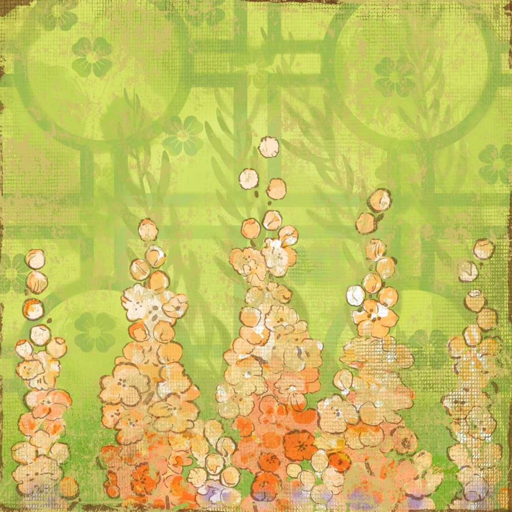 Wall Art Painting id:61800, Name: English Tea Garden I, Artist: Evelia Designs