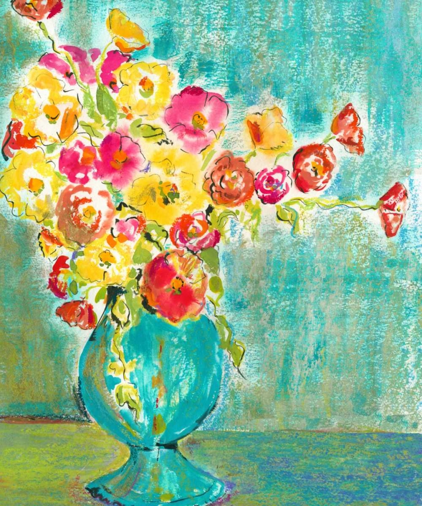 Wall Art Painting id:61851, Name: Pastel Vase I, Artist: Minasian, Julia