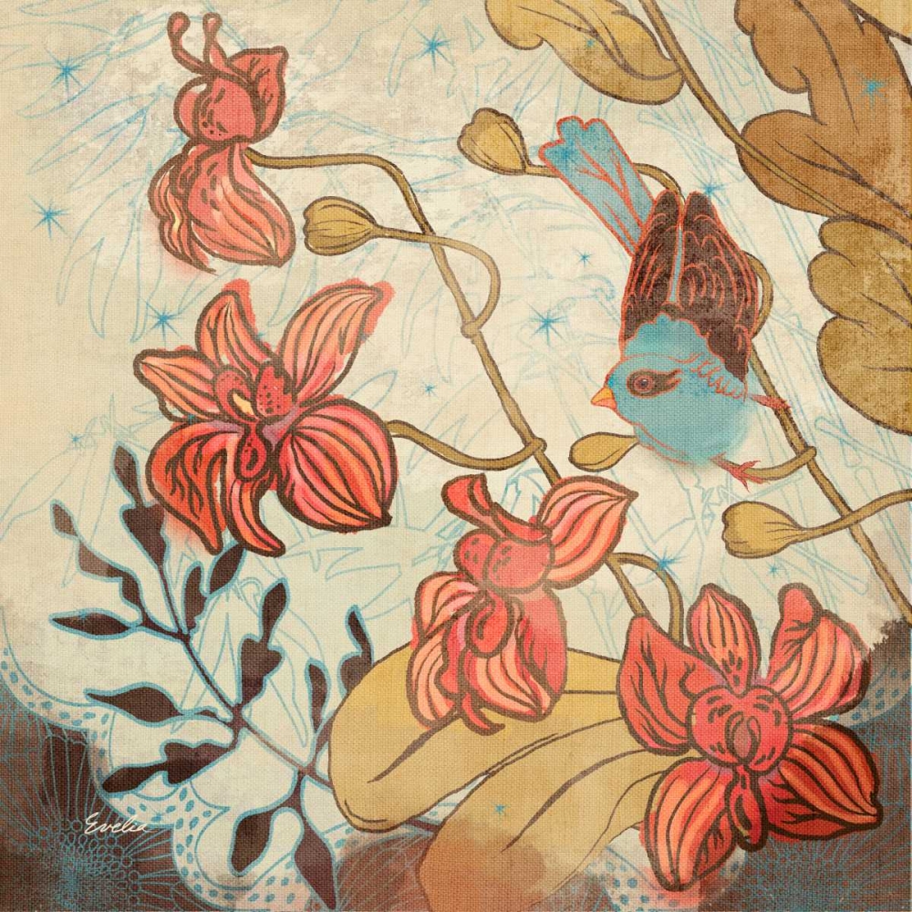Wall Art Painting id:61856, Name: Spice and Whimsy II, Artist: Evelia Designs