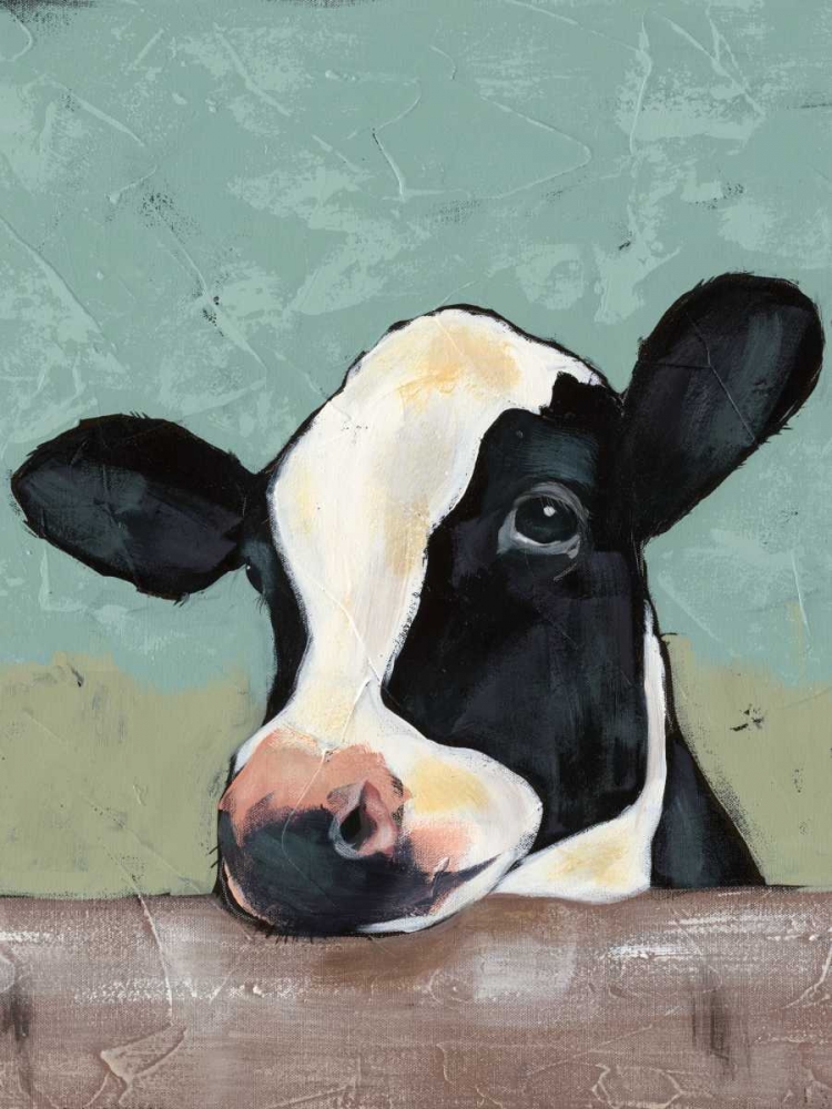 Wall Art Painting id:148832, Name: Holstein Cow II, Artist: Reynolds, Jade