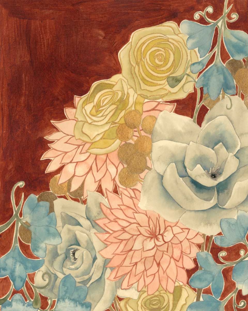Wall Art Painting id:68617, Name: Sunkissed Bouquet I, Artist: Popp, Grace
