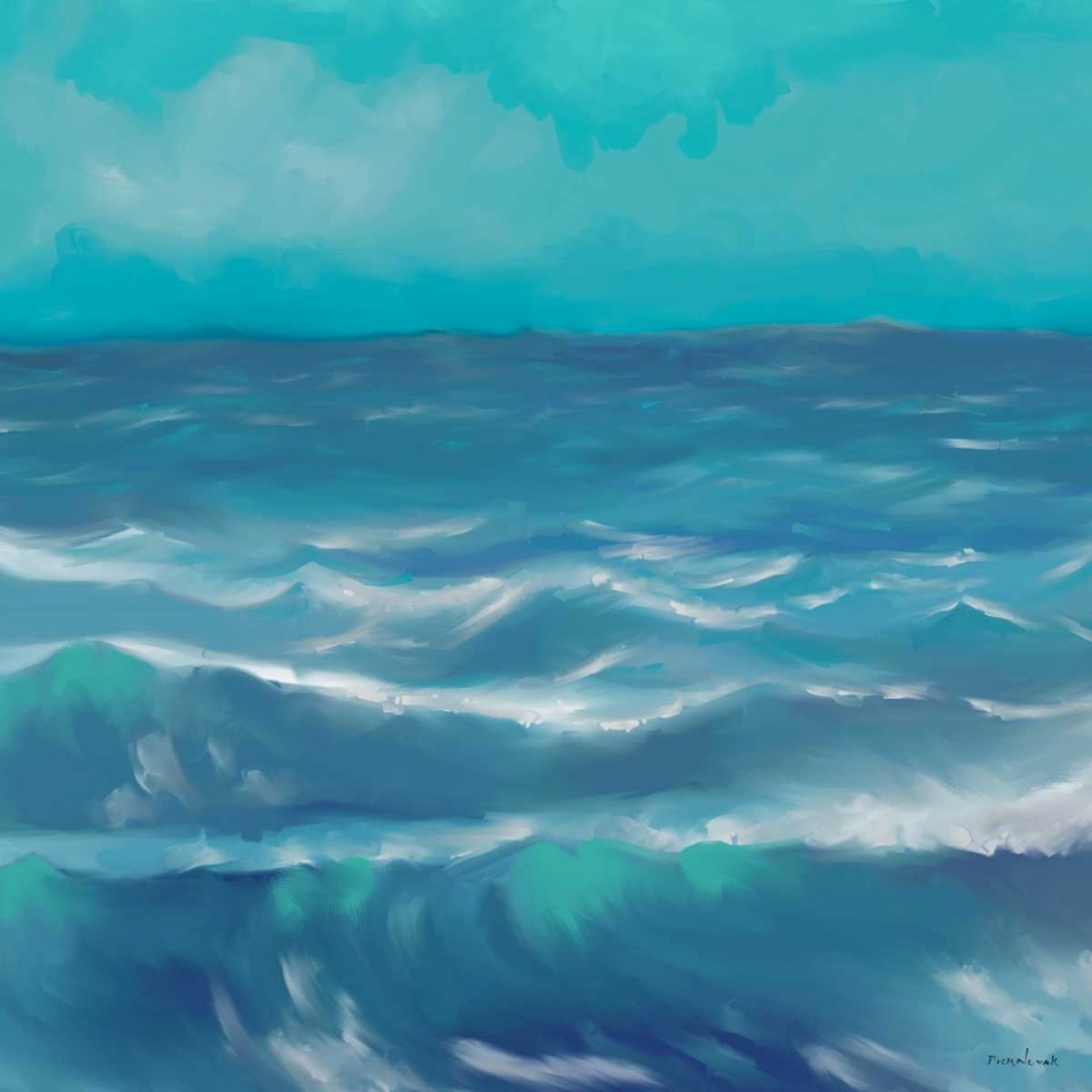 Wall Art Painting id:68648, Name: Ocean Waves I, Artist: Novak, Rick