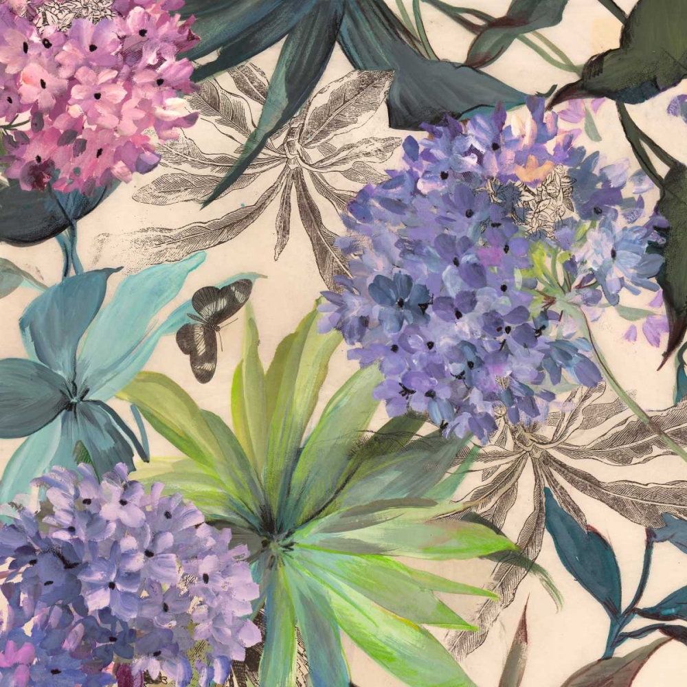 Wall Art Painting id:42696, Name: Lilac Hydrangeas, Artist: Grant, Eve C.