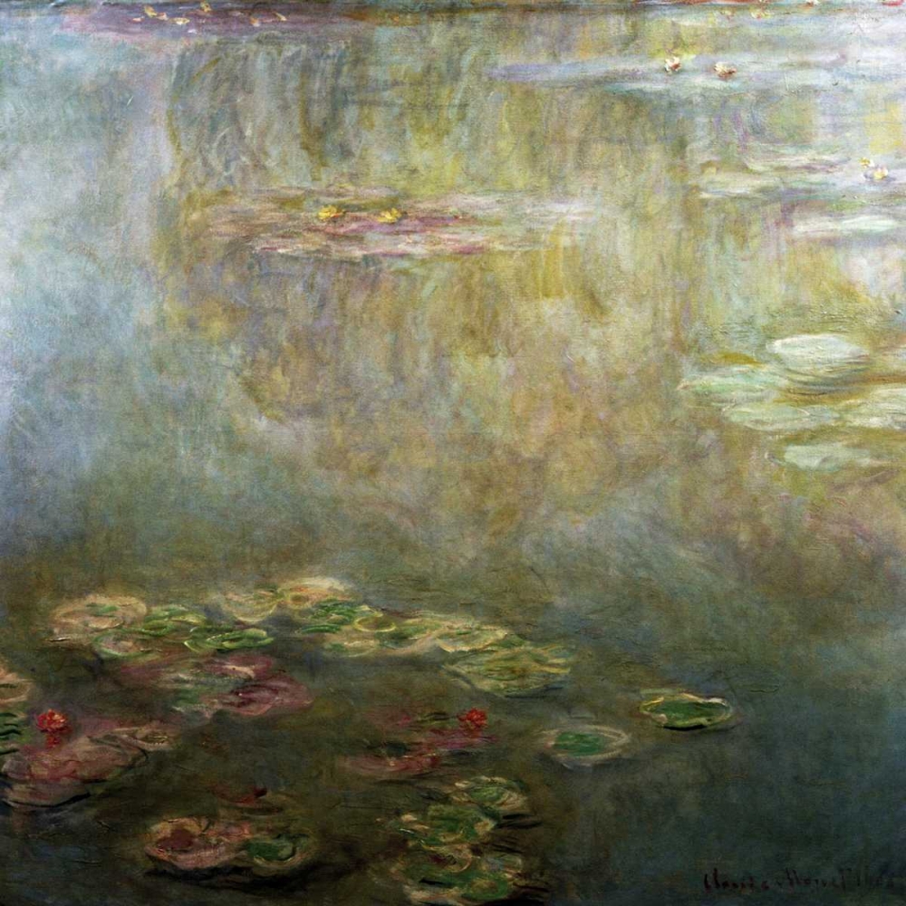 Wall Art Painting id:162874, Name: Water Lilies, Artist: Monet, Claude
