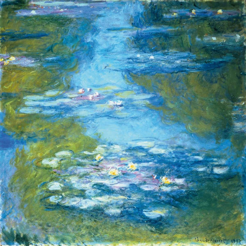 Wall Art Painting id:42655, Name: Nympheas, Artist: Monet, Claude