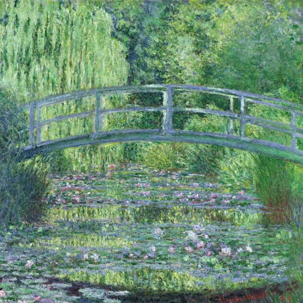 Wall Art Painting id:42659, Name: The Waterlily Pond- Green Harmony, Artist: Monet, Claude