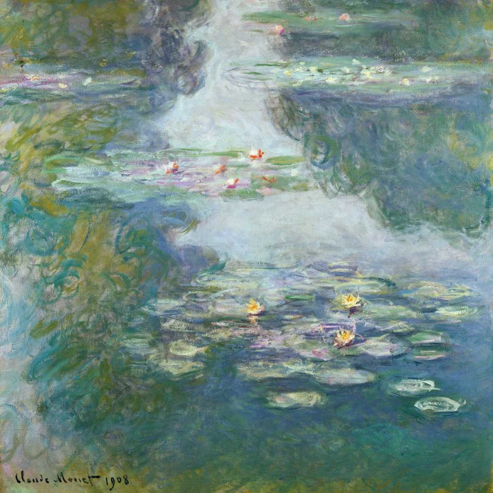 Wall Art Painting id:42653, Name: Waterlilies, Artist: Monet, Claude