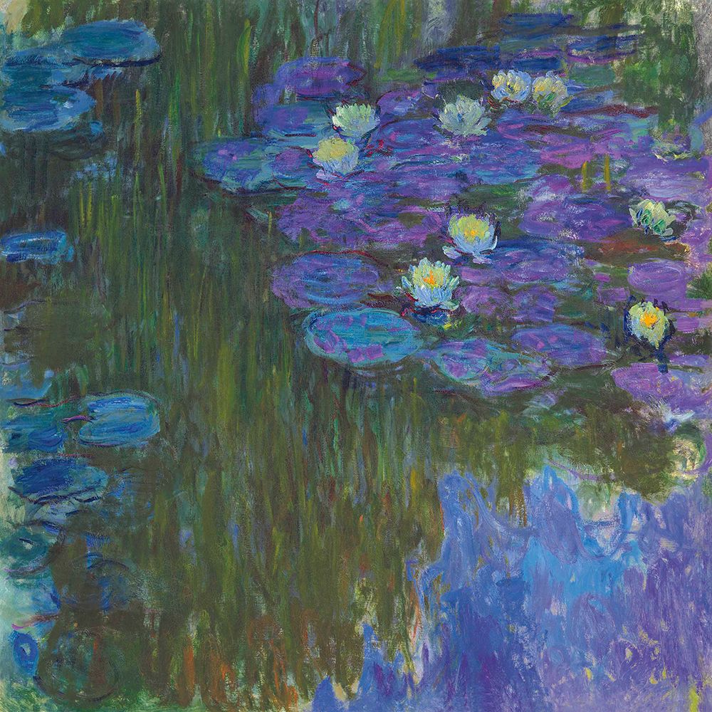 Wall Art Painting id:769363, Name: Nympheas en fleur, Artist: Monet, Claude