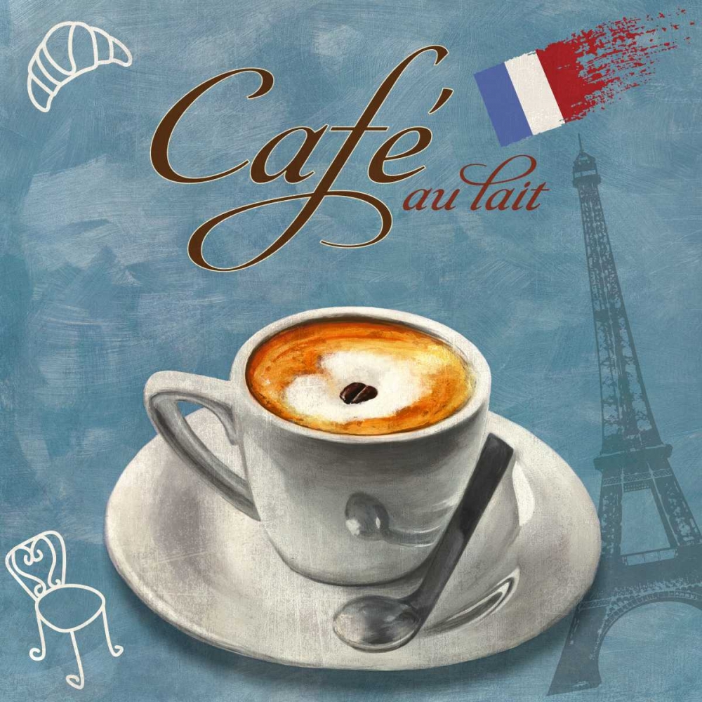 Wall Art Painting id:42602, Name: Cafe au lait, Artist: Teller, Skip