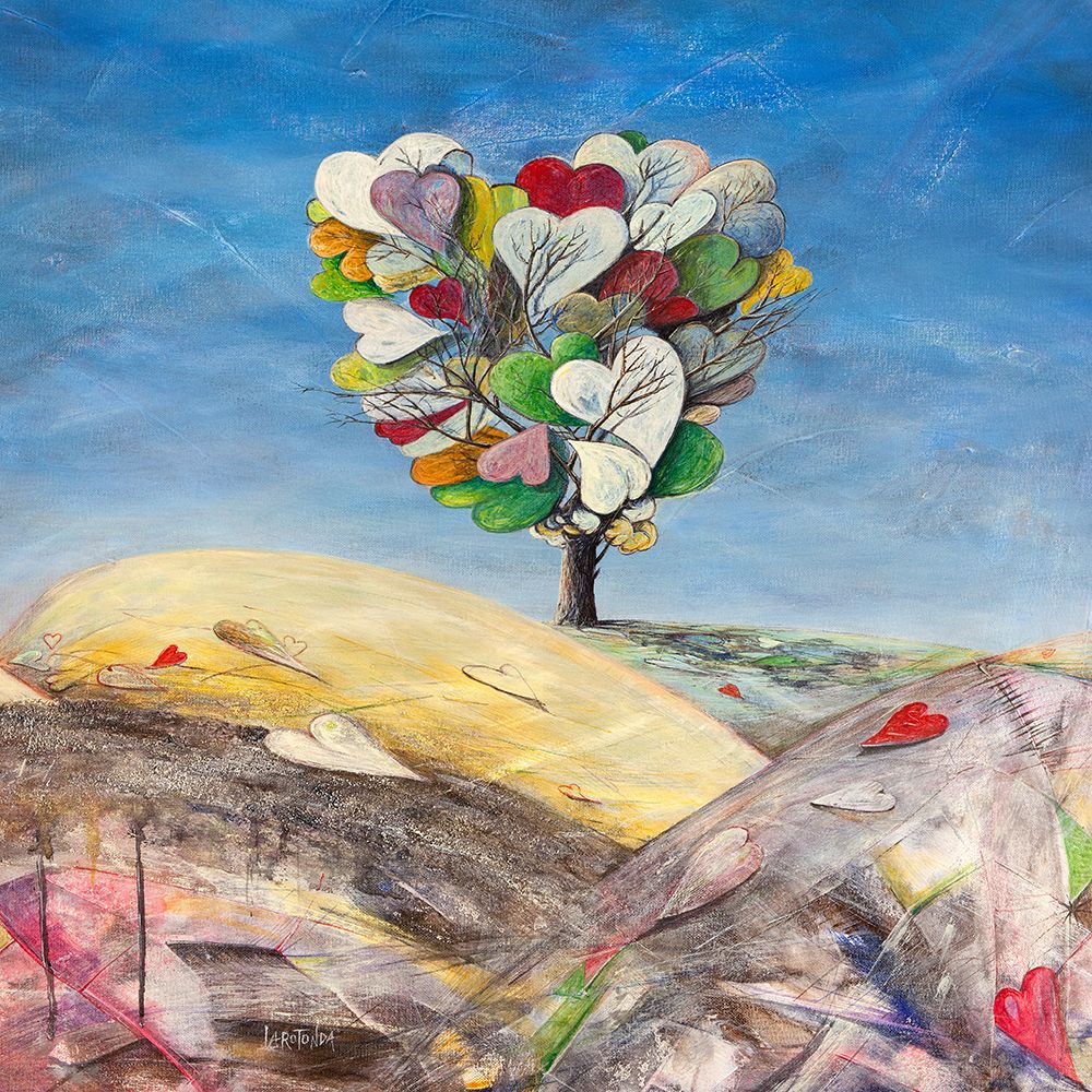 Wall Art Painting id:769368, Name: Evanescenze di cuori (detail), Artist: Larotonda, Donato