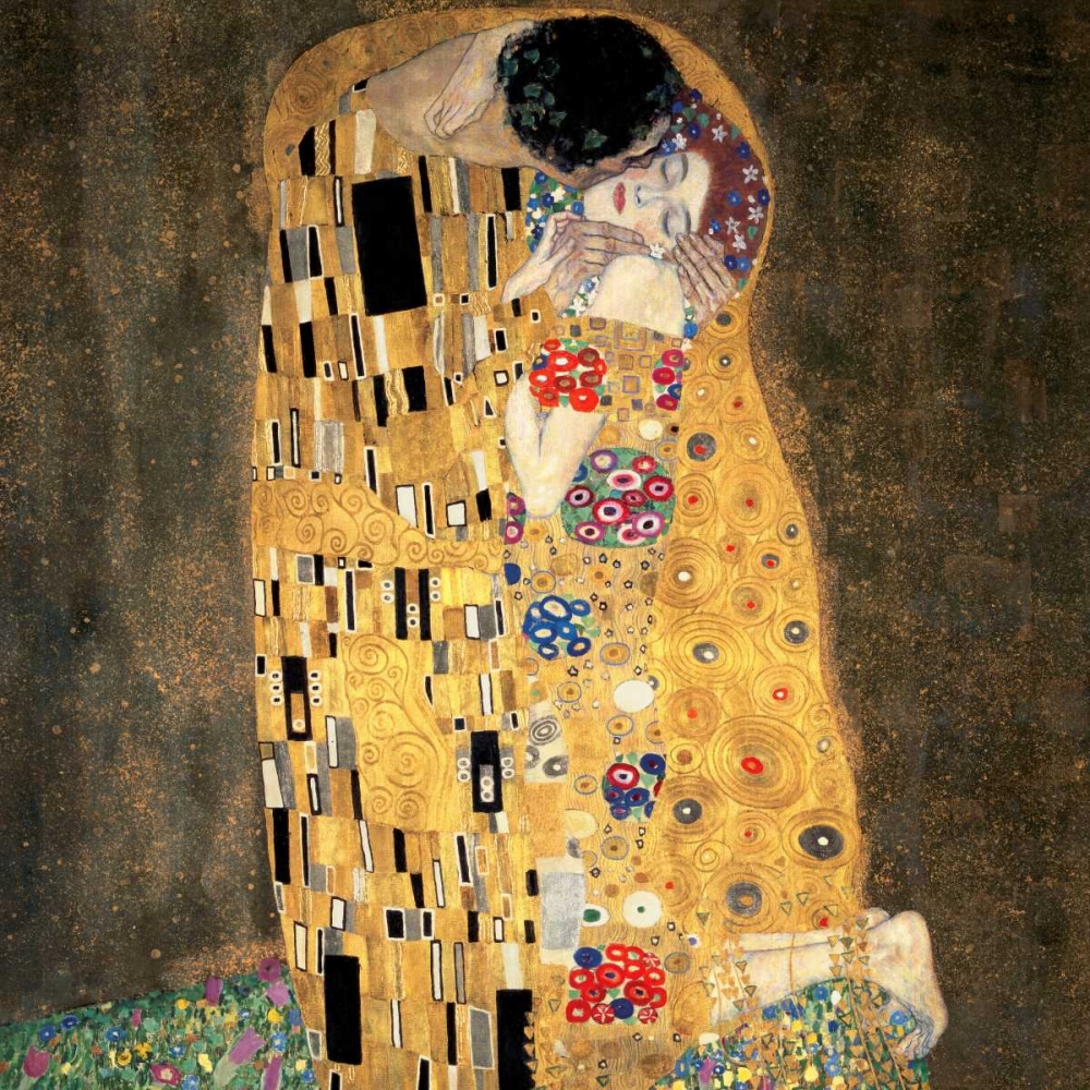Wall Art Painting id:117774, Name: The Kiss (detail), Artist: Klimt, Gustav