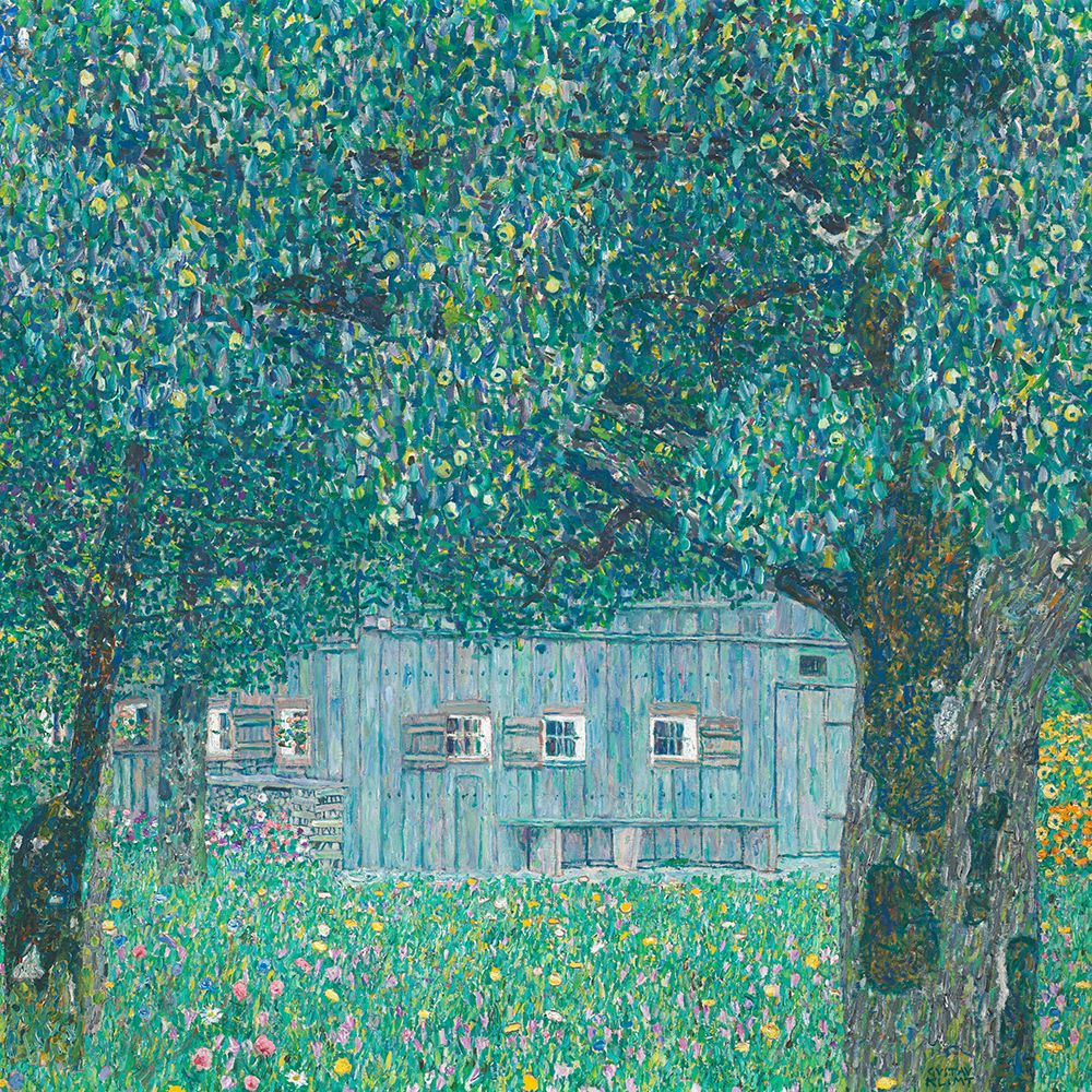 Art Print: Farmhouse in Buchberg (Upper Austrian Farmhouse), 1911