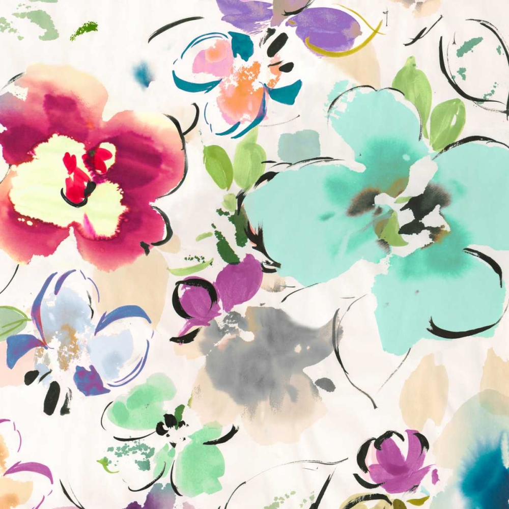 Wall Art Painting id:117779, Name: Floral Funk II, Artist: Parr, Kelly