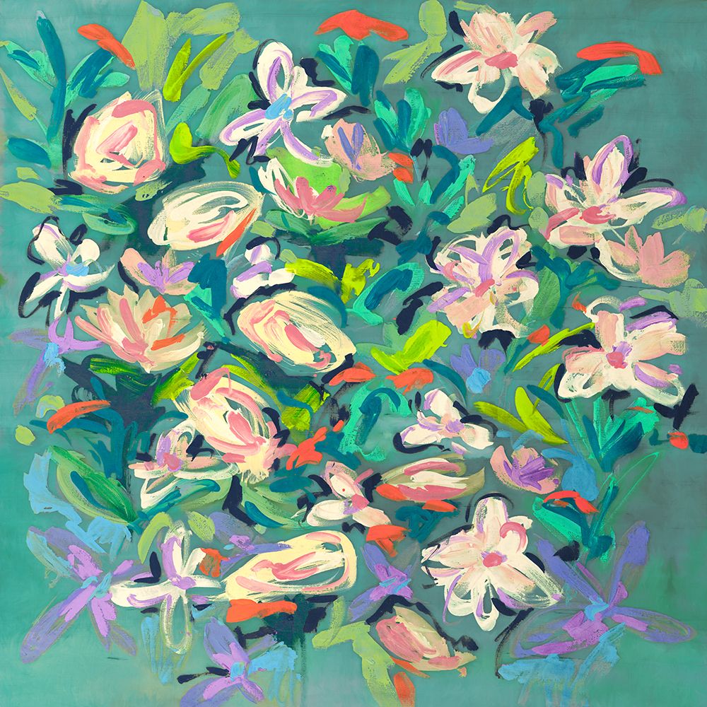 Wall Art Painting id:490690, Name: Waterlily Pond, Artist: Parr, Kelly