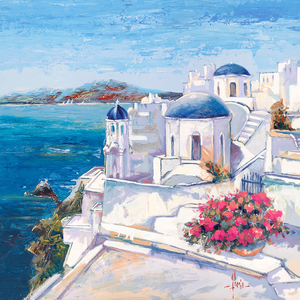 Wall Art Painting id:769390, Name: Mykonos (detail), Artist: Florio, Luigi