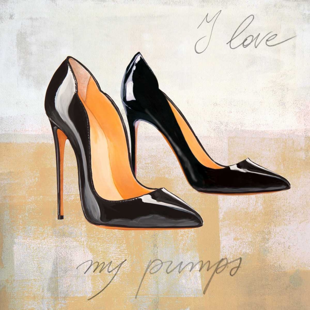 Wall Art Painting id:167420, Name: I Love my Pumps, Artist: Clair, Michelle