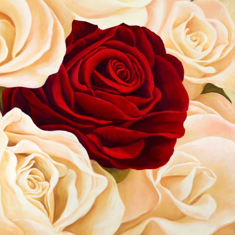 Wall Art Painting id:42553, Name: Rose composition, Artist: Biffi, Serena