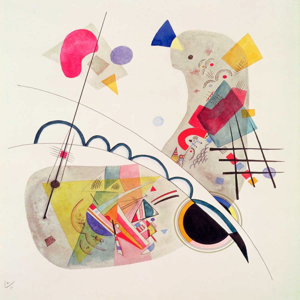 Wall Art Painting id:70062, Name: Grave Forme, Artist: Kandinsky, Wassily