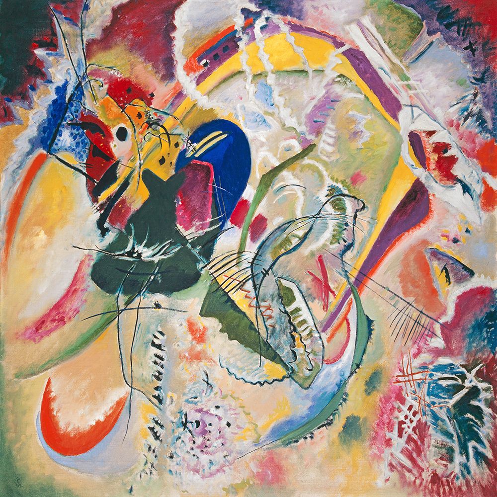 Wall Art Painting id:634072, Name: Improvisation 35, 1914, Artist: Kandinsky, Wassily