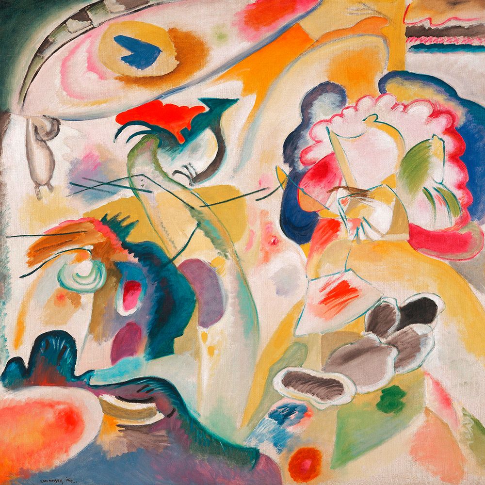 Wall Art Painting id:684997, Name: Improvisation No. 29 (The Swan), Artist: Kandinsky, Wassily