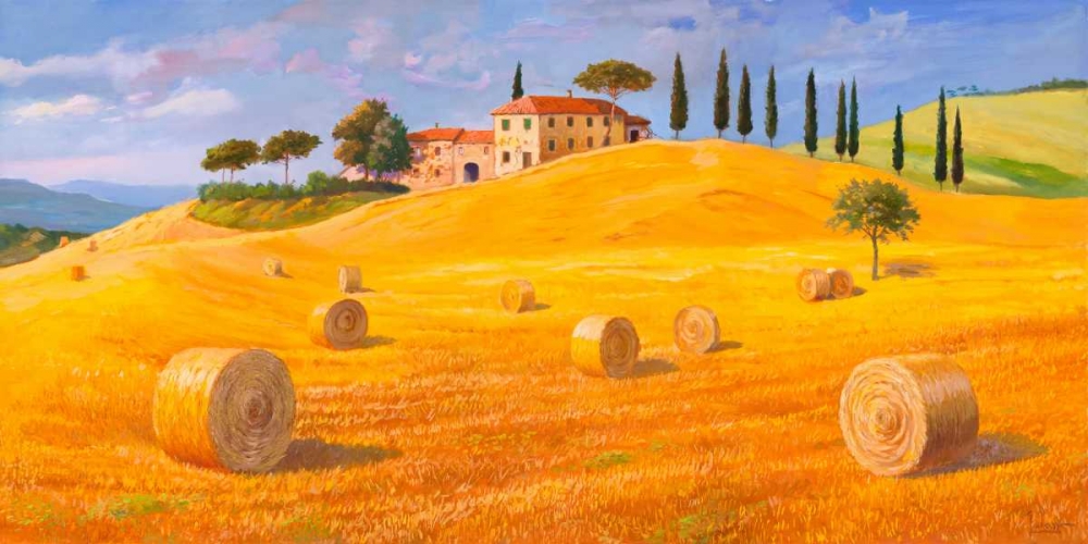 Wall Art Painting id:43204, Name: Colline in Toscana, Artist: Galasso, Adriano