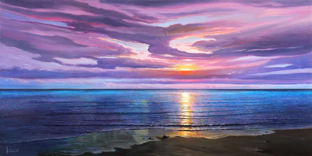 Wall Art Painting id:42946, Name: Tramonto sognante, Artist: Galasso, Adriano