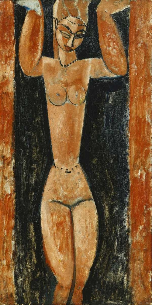 Wall Art Painting id:43132, Name: Caryatid, Artist: Modigliani, Amedeo