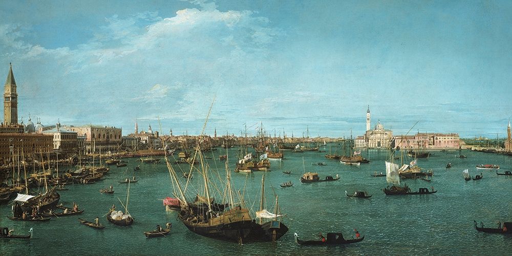 Wall Art Painting id:244267, Name: Bacino di San Marco, Venice, Artist: Canaletto