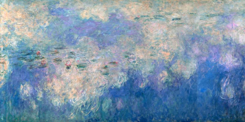Wall Art Painting id:43106, Name: Detail of Waterlilies- The Clouds, Artist: Monet, Claude