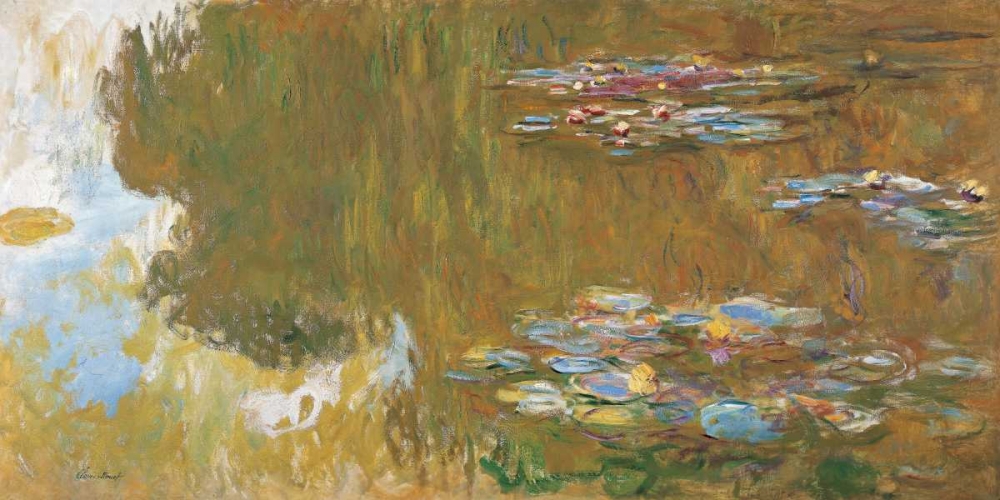 Wall Art Painting id:43101, Name: The Water Lily Pond, Artist: Monet, Claude