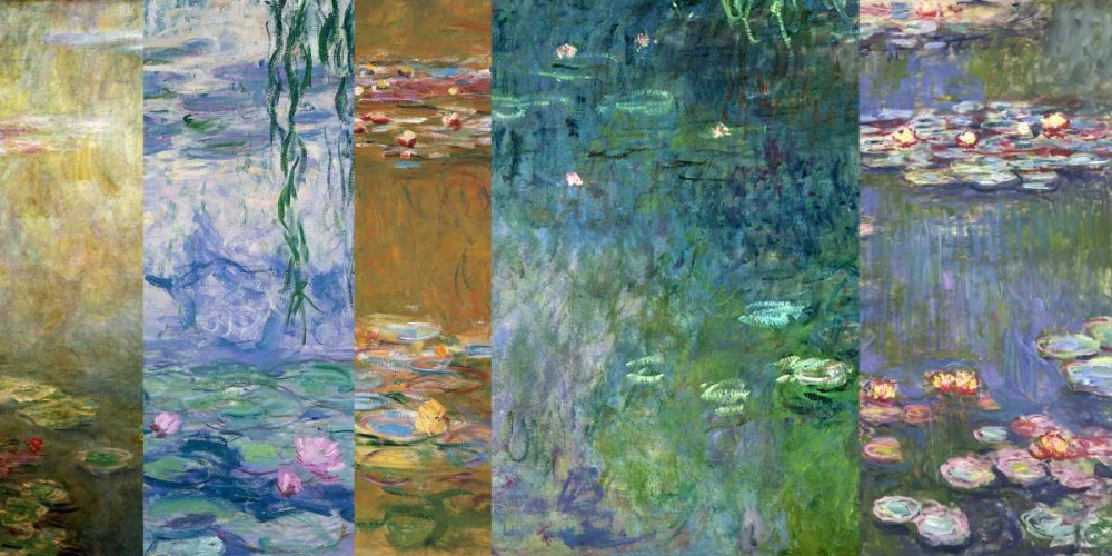 Wall Art Painting id:42798, Name: Waterlilies IV, Artist: Monet, Claude