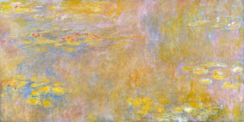 Wall Art Painting id:43246, Name: Waterlilies-Yellow Nirvana, Artist: Monet, Claude