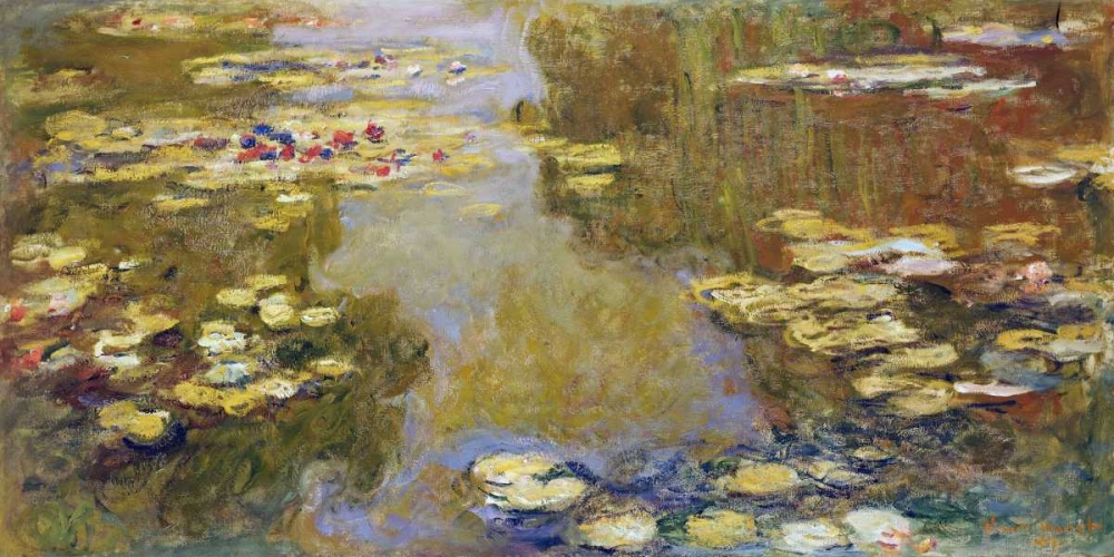 Wall Art Painting id:43247, Name: The Lily Pond, Artist: Monet, Claude