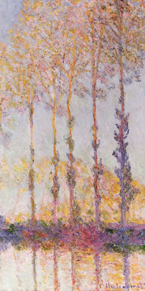 Wall Art Painting id:43111, Name: Poplars on the Banks of the Epte, Artist: Monet, Claude