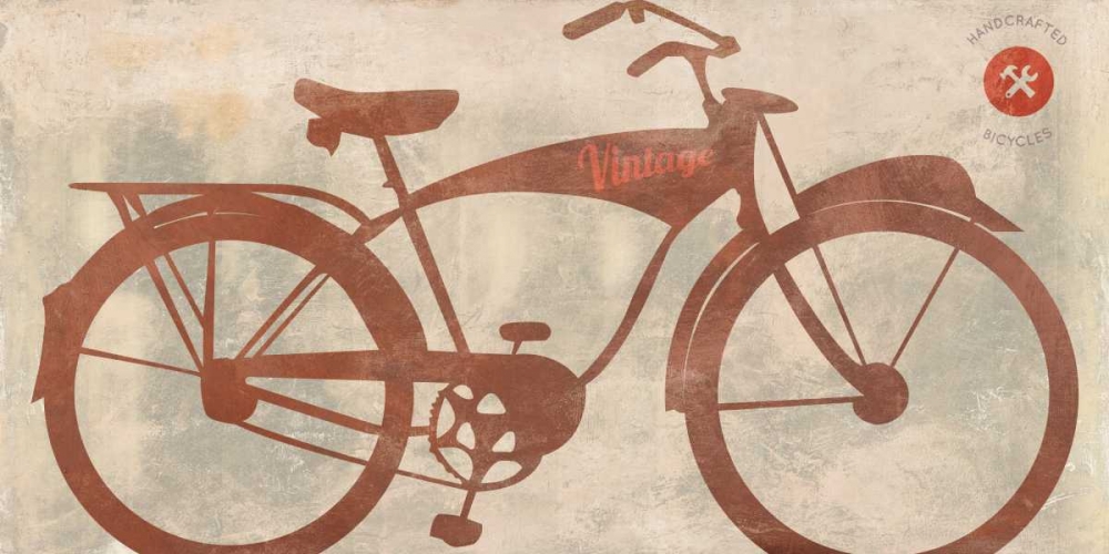Wall Art Painting id:65026, Name: Vintage Bike, Artist: Teller, Skip 