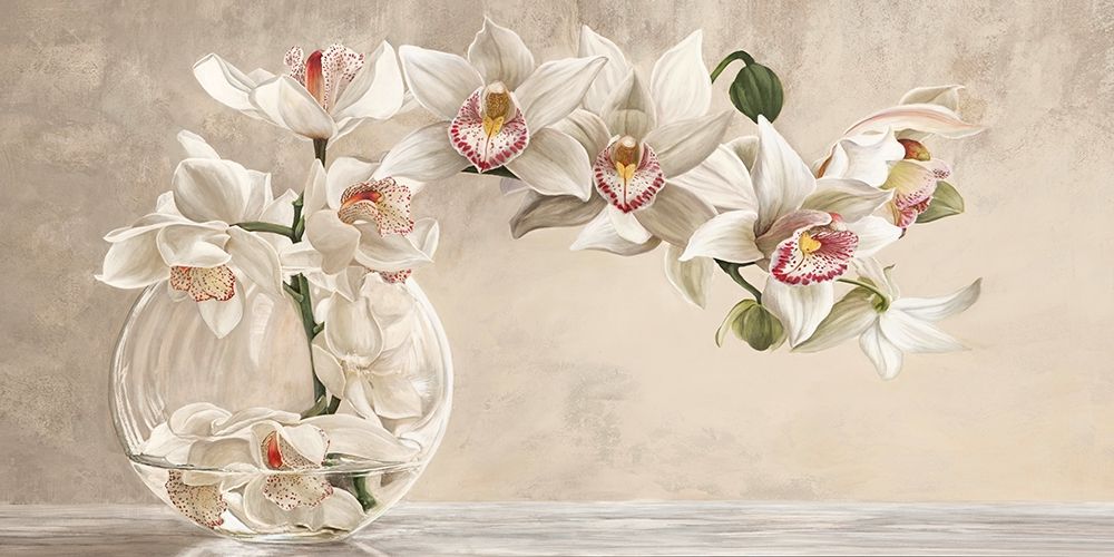 Wall Art Painting id:244183, Name: Orchid Arrangement I, Artist: Dellal, Remy