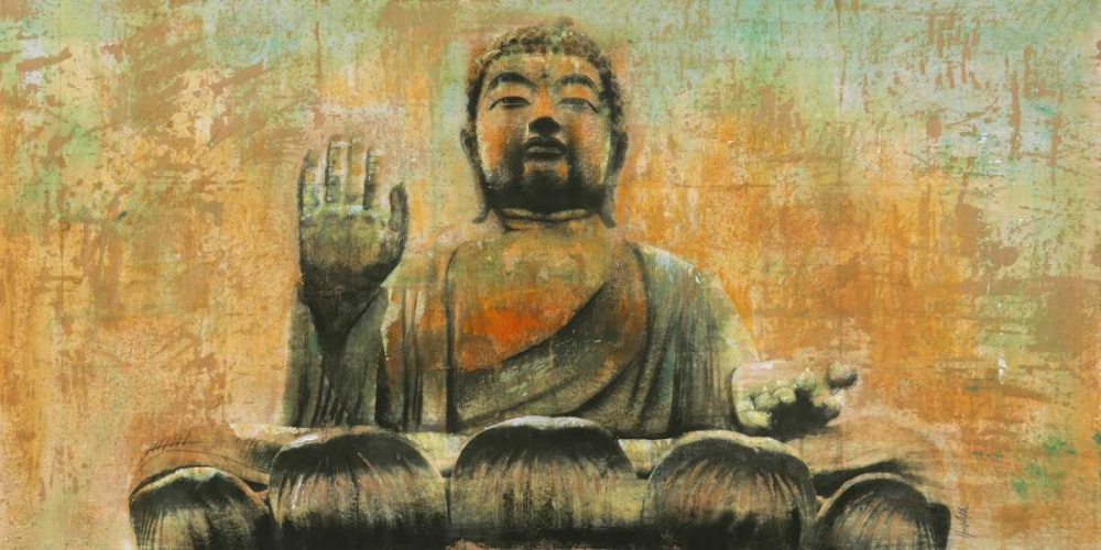 Wall Art Painting id:42907, Name: Buddha the Enlightened, Artist: Moschetta, Dario