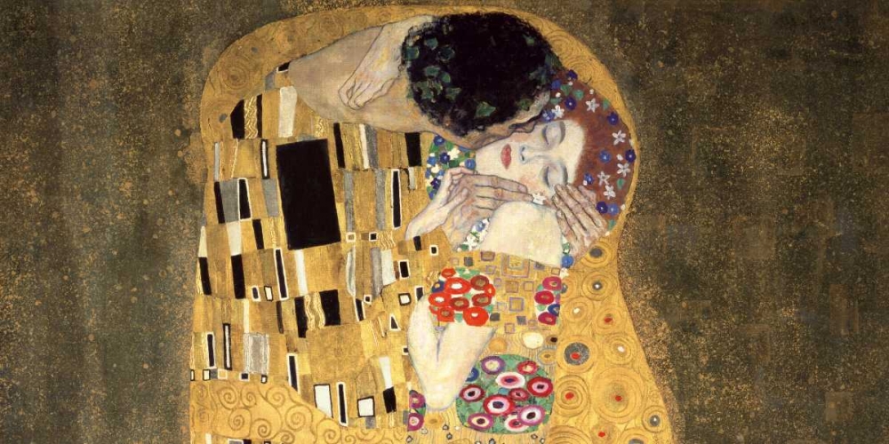 Wall Art Painting id:43141, Name: The Kiss, Artist: Klimt, Gustav