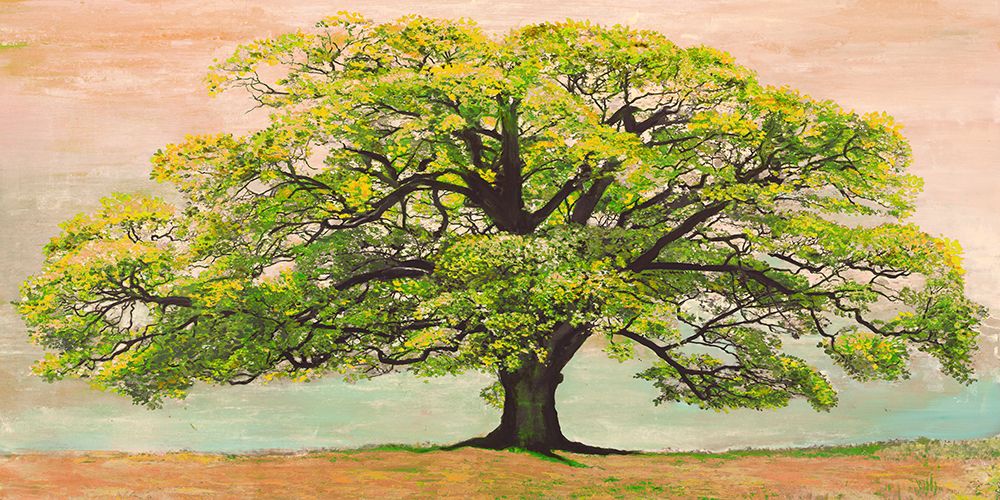 Wall Art Painting id:769452, Name: Green Oak, Artist: Eelder, Jan