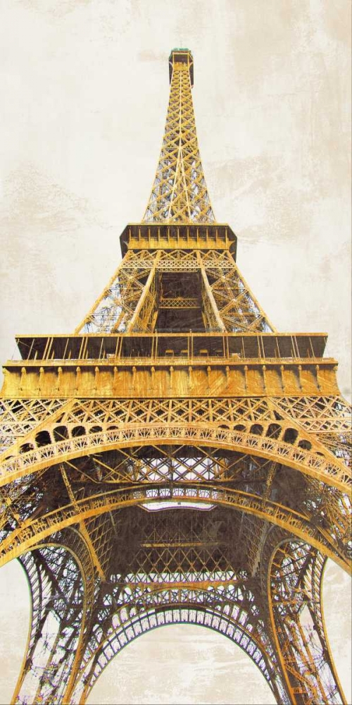 Wall Art Painting id:78172, Name: Gilded Eiffel Tower, Artist: Joannoo 