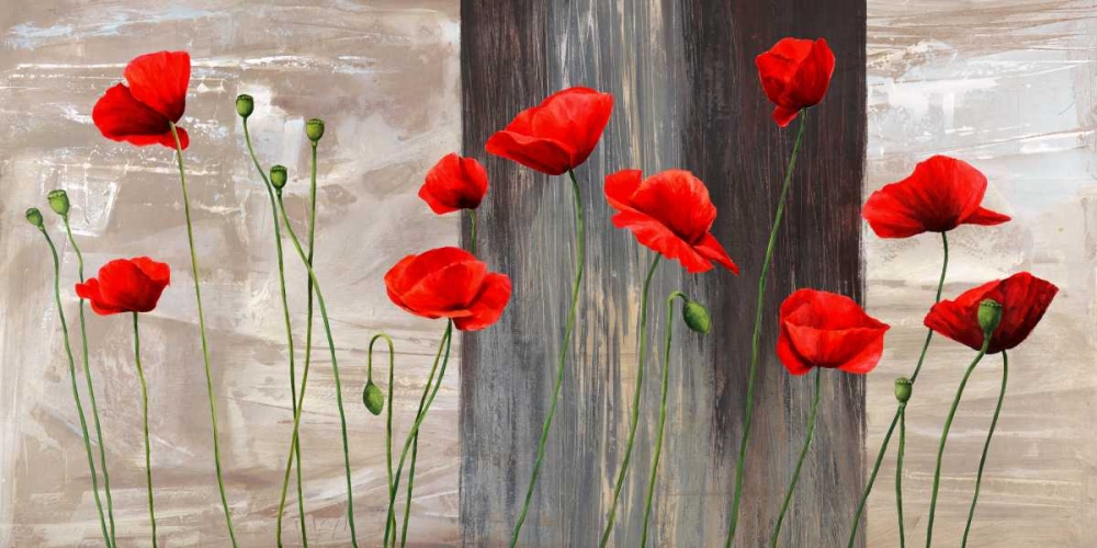 Wall Art Painting id:42839, Name: Country Poppies, Artist: Thomlinson, Jenny