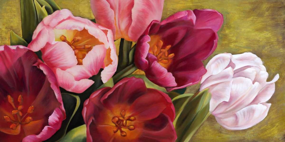 Wall Art Painting id:42858, Name: My Tulips, Artist: Thomlinson, Jenny