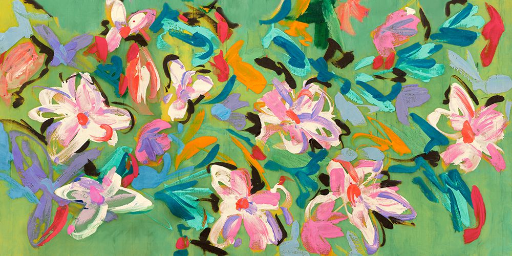 Wall Art Painting id:490756, Name: Waterlilies in Summer, Artist: Parr, Kelly