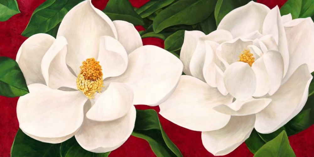 Wall Art Painting id:42869, Name: Magnolie in fiore, Artist: Villa, Luca