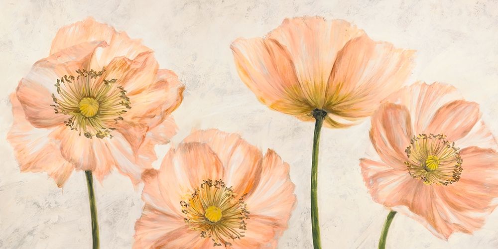 Wall Art Painting id:218482, Name: Poppies in Pink, Artist: Villa, Luca