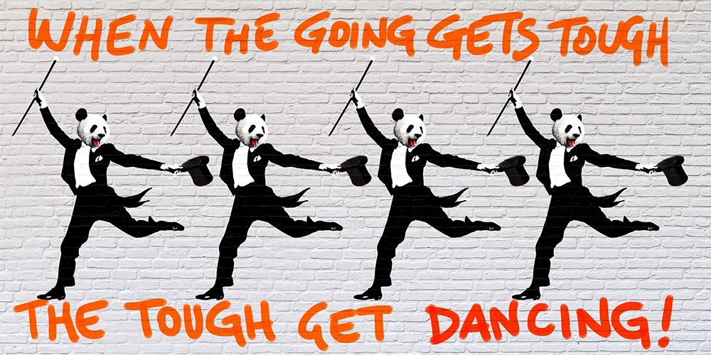 Wall Art Painting id:193536, Name: When the going gets tough...., Artist: Masterfunk Collective