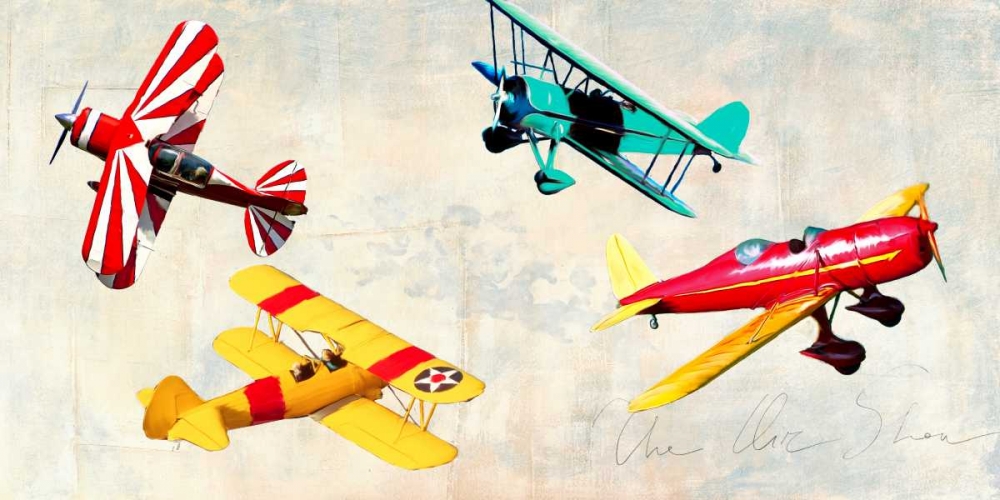 Wall Art Painting id:43349, Name: The Air Show, Artist: Rizzardi, Teo