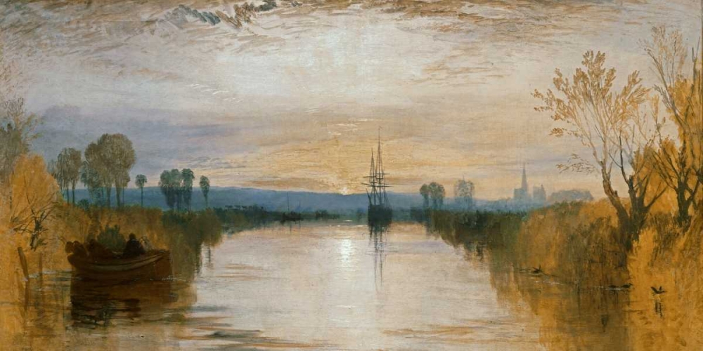 Wall Art Painting id:78223, Name: Chichester Canal, Artist: Turner, William