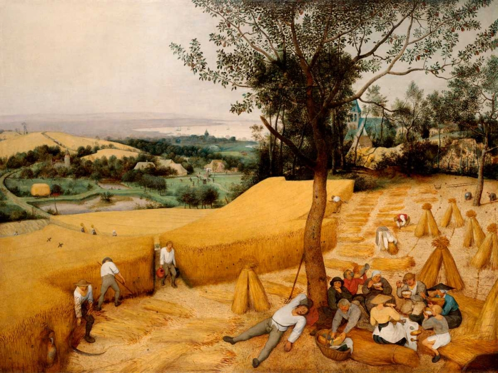 Wall Art Painting id:162767, Name: The Harvesters, Artist: Bruegel the Elder, Pieter