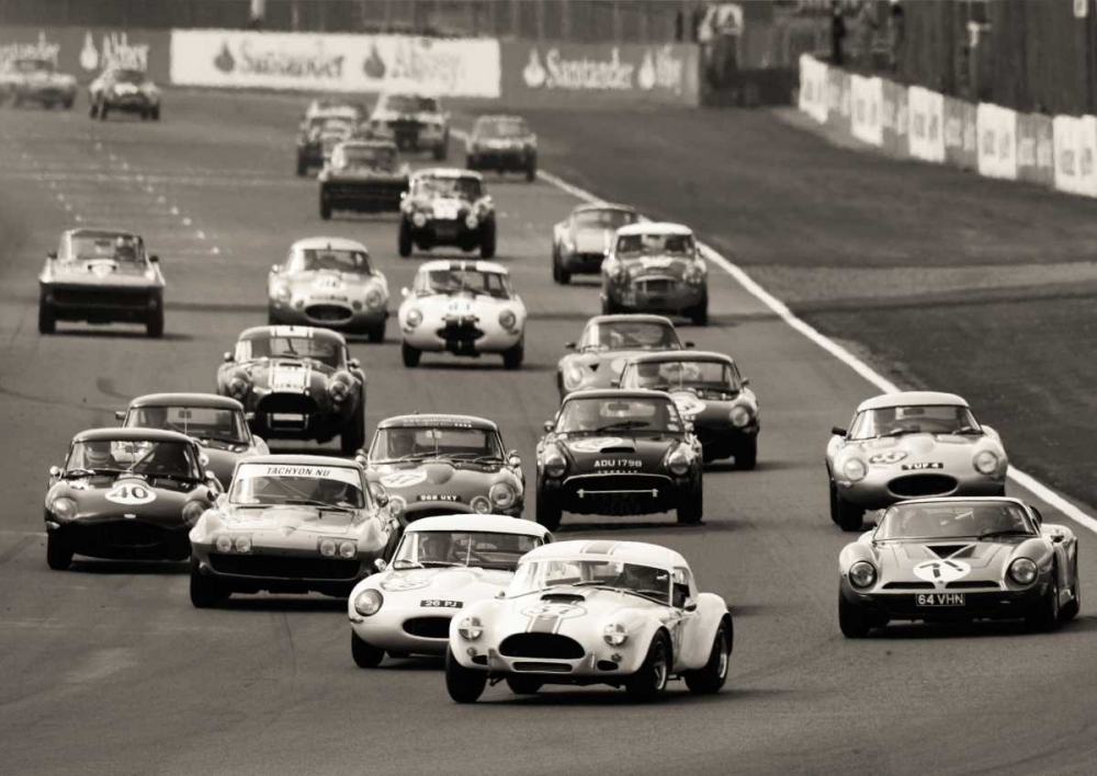 Wall Art Painting id:118021, Name: Silverstone Classic Race, Artist: Gasoline Images
